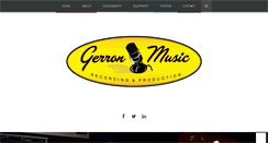 Desktop Screenshot of gerronmusic.com