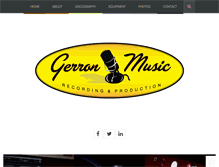 Tablet Screenshot of gerronmusic.com